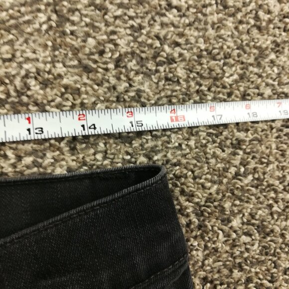 Nudie Jeans Lean Dean Organic Cotton Stretch Slim Leg Dry Cold Black Mens 32x31 - Picture 8 of 10